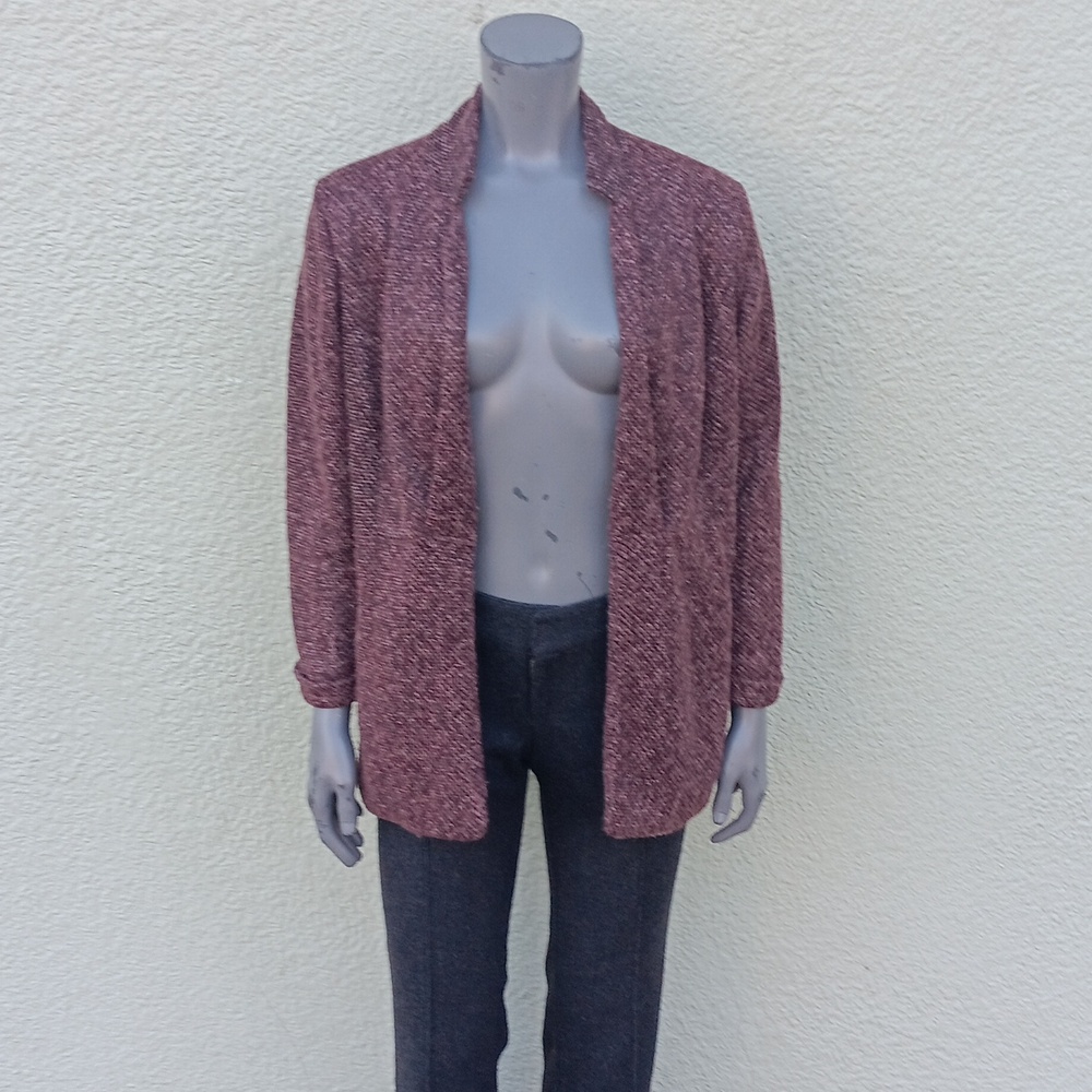 LAUREN CONRAD (LC) LADIES OPEN (NO CLOSURE) LUX CARDIGAN SWEATER